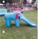 Playing equipments - Mini FRP Elephant Slide 