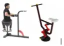 Open Gym Equipment - Cycle + Twister Seated 