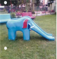 Playing equipments - Mini FRP Elephant Slide 