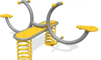 Playing equipments - Curve Spring Seesaw 