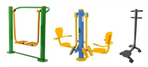 Open Gym Equipment - Air Walker + Leg Press + Standing Twister 