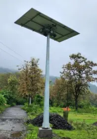 Solar High Mast - 4 Light Economical Ht.- 6m 